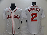 Red Sox 2 Xander Bogaerts White Nike Cool Base Jersey,baseball caps,new era cap wholesale,wholesale hats